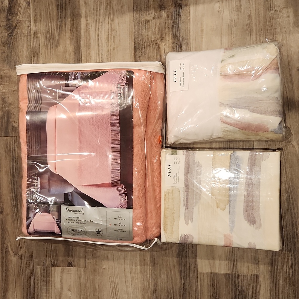 8 Piece Full Size Bed set, New